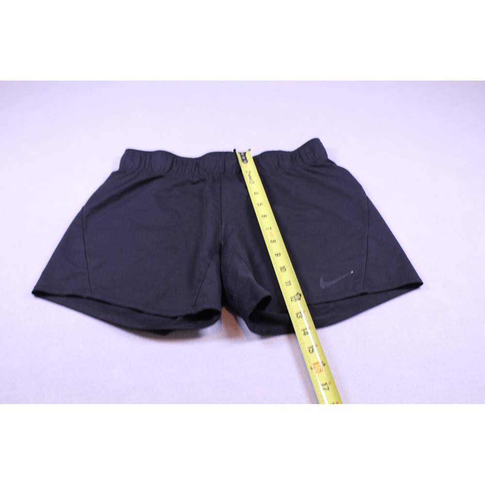 Nike Dri-FIT Women Black Athletic Training Shorts 890470-011 XS - Picture 2 of 5